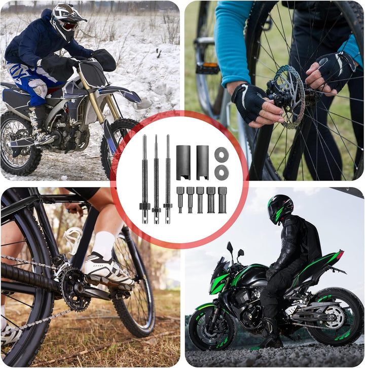 Innenlager Abzieher, Motorrad Innenlager-Auszieher, 9-23 mm Radlager Abzieher Motorrad mit 5 Grössen