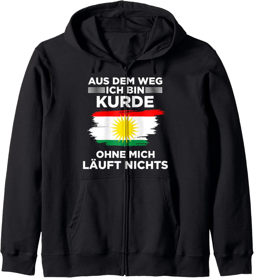 Kurden Kurde Kurdistan Kurdische Flagge Kapuzenjacke
