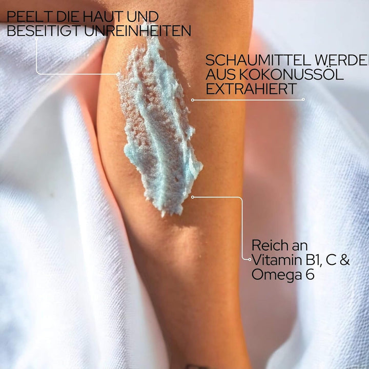 Care Bear Körper Scrub, Peeling und Peeling, mit Jojobaöl, Traubenkernöl, Vitamin A, E und D, natürl