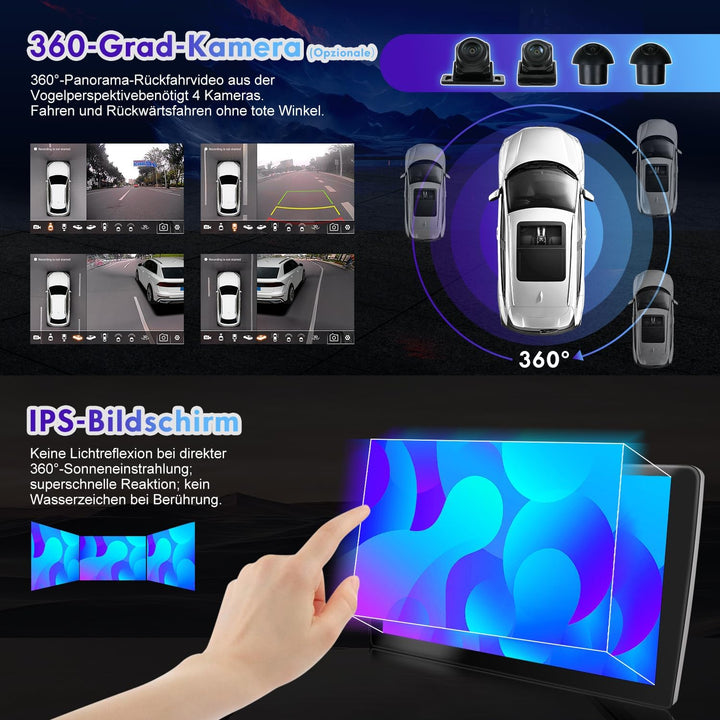 Doppel-DIN Android 12 Autoradio für Skoda Fabia 3 (2015–2019), DSP + Carplay, unterstützt DAB + WLAN