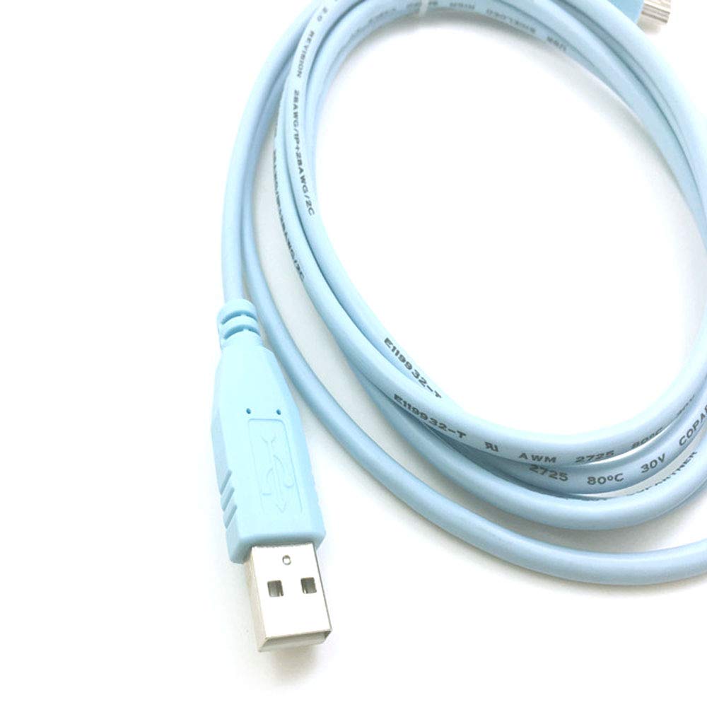 USB-Mini-Konsolenkabel, 5-polig, für Cisco WS-C3750X 2921, 2911, 2921, 2951 Router und Schalter
