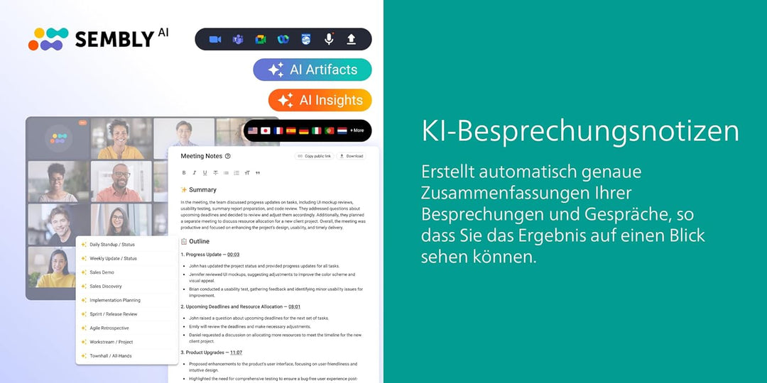 Philips DVT2015 VoiceTracer, Diktiergerät, Aufnahmegerät, MP3, HiFi Stereo, inkl. Sembly AI-Testlize