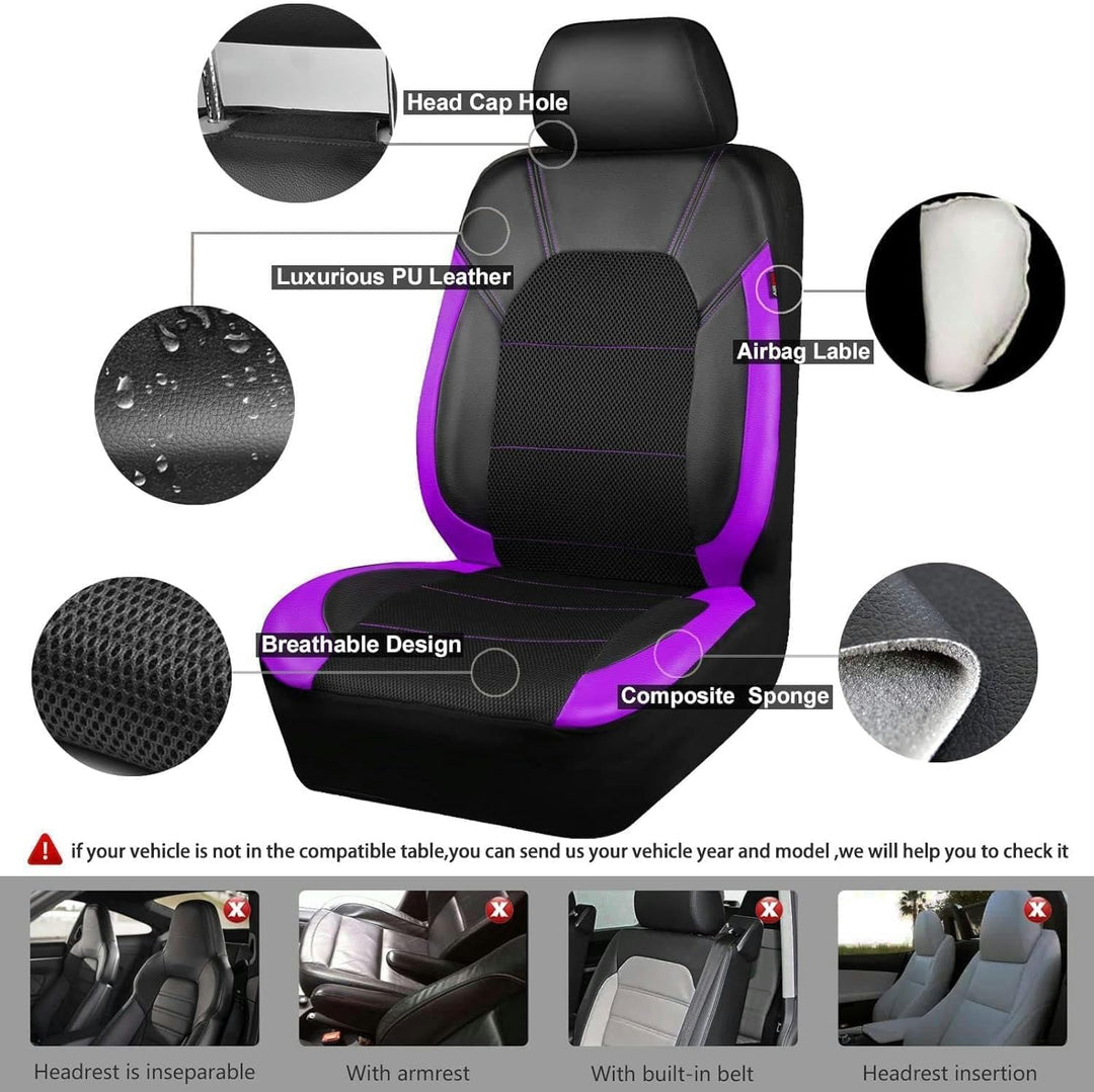 Auto Sitzbezüge Komplett Set für Ford Focus St Mk4 Focus Mk2 S Focus MK2 MK3 MK4 Focus MK2 2000-2024