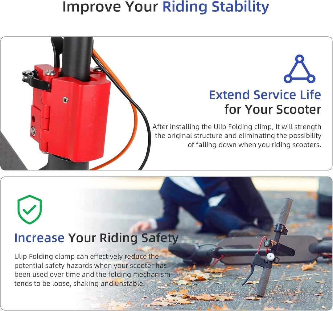 ulip Elektroroller, zusammenklappbar, aus Aluminiumlegierung, Schaftbasis, Ersatzteile für Xiaomi M3