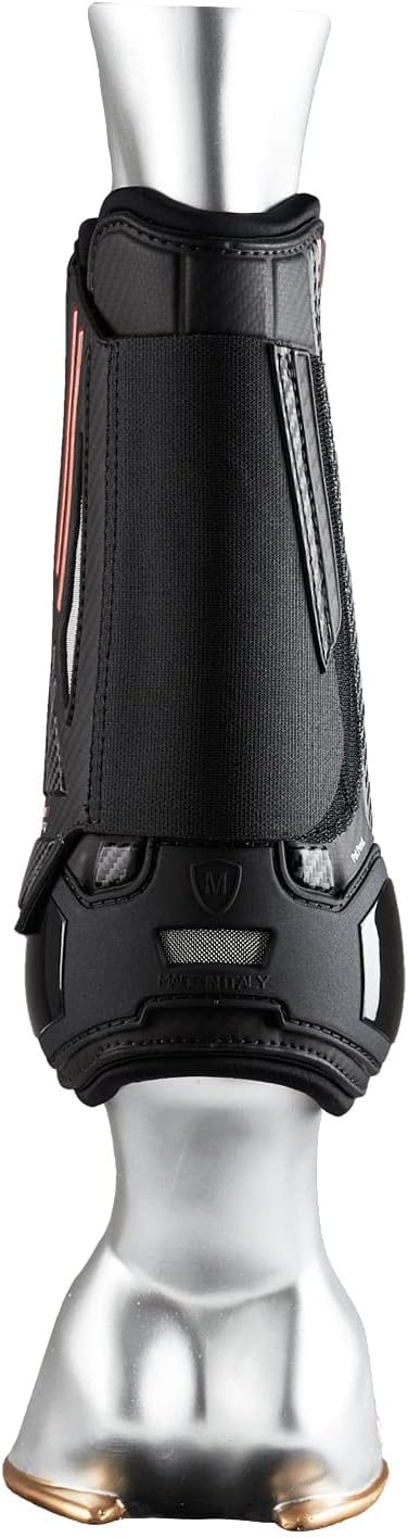 Zandonà Carbon Air X-Country Rear Protektoren für Pferde, kein Geschlecht. M Schwarz, M Schwarz