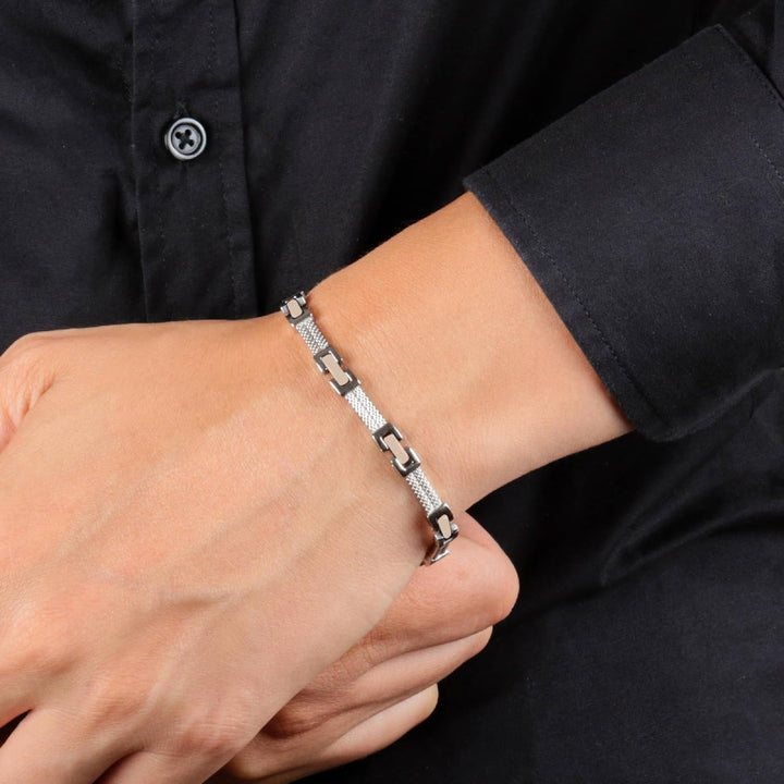 Morellato Herren-Kettenarmband Edelstahl SKR37