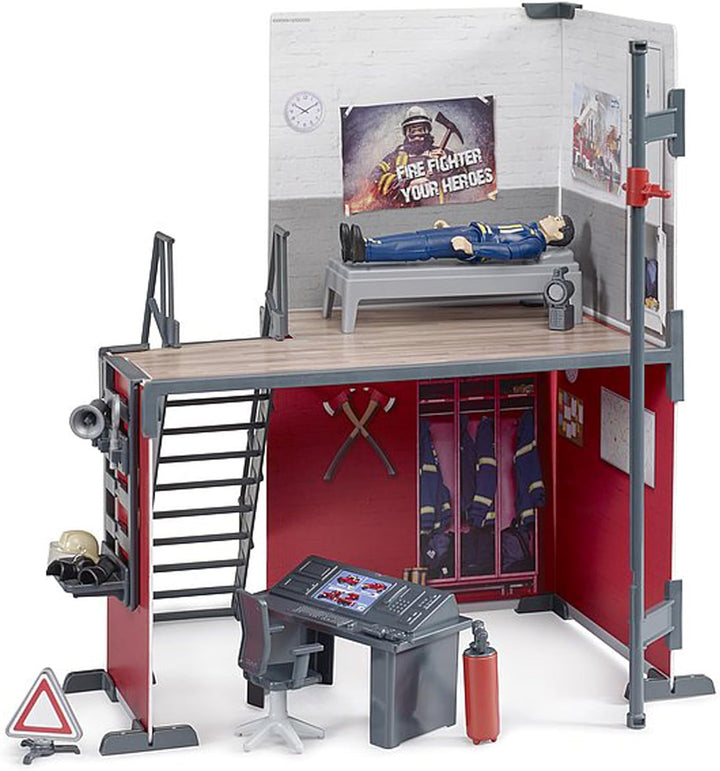Bruder BWorld Brandweerkazerne met brandweerman