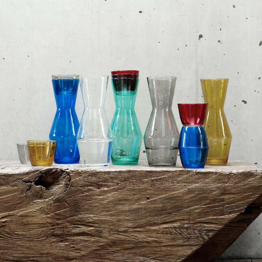 DOUBLE UP | GLAS KARAFFE bzw. DEKANTER | Troels Øder Hansen | Spring Copenhagen Rot, Rot
