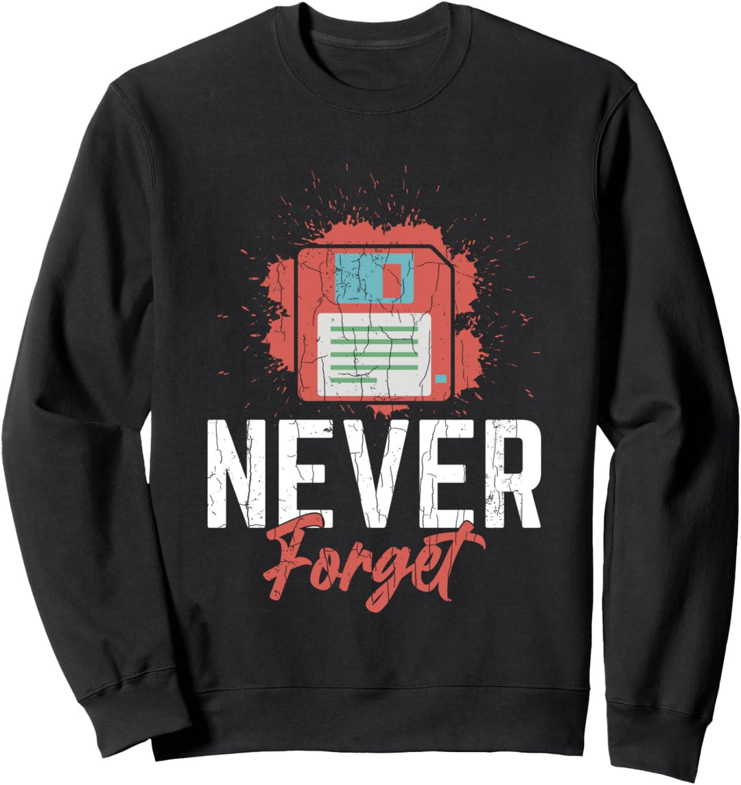 Computer Storage Diskettenlaufwerk Funny IT Technician Graphic Sweatshirt