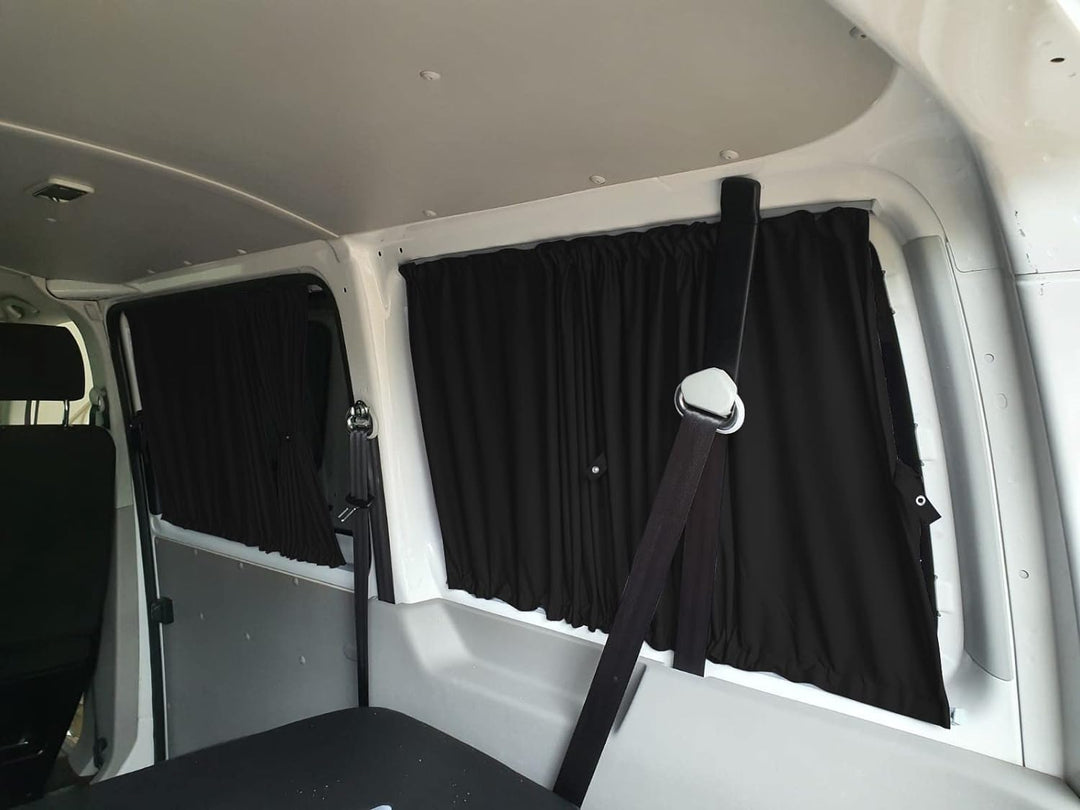 BREMER SITZBEZÜGE Mass Gardinen Vorhänge Sonnenschutz kompatibel mit VW T5 T6 T6.1 Transporter Carav