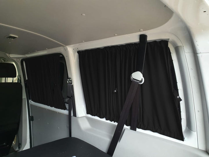 BREMER SITZBEZÜGE Mass Gardinen Vorhänge Sonnenschutz kompatibel mit VW T5 T6 T6.1 Transporter Carav