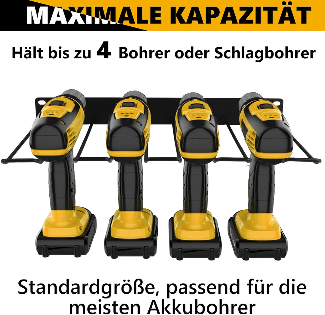 2 Pack Werkzeugspeicher für Elektrowerkzeug Organizer, Werkzeug Wandhalterung Organizer, Wandhalteru