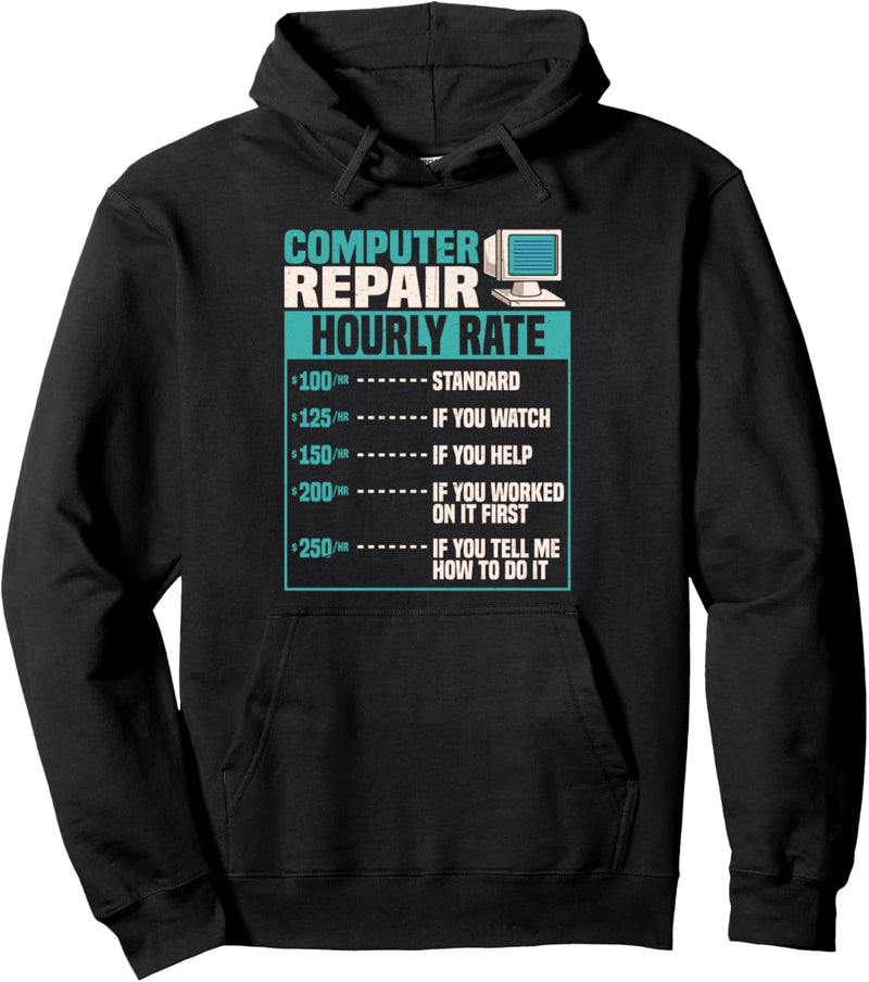 Computer Repair Tech - lustiges Techniker-Geschenk Pullover Hoodie