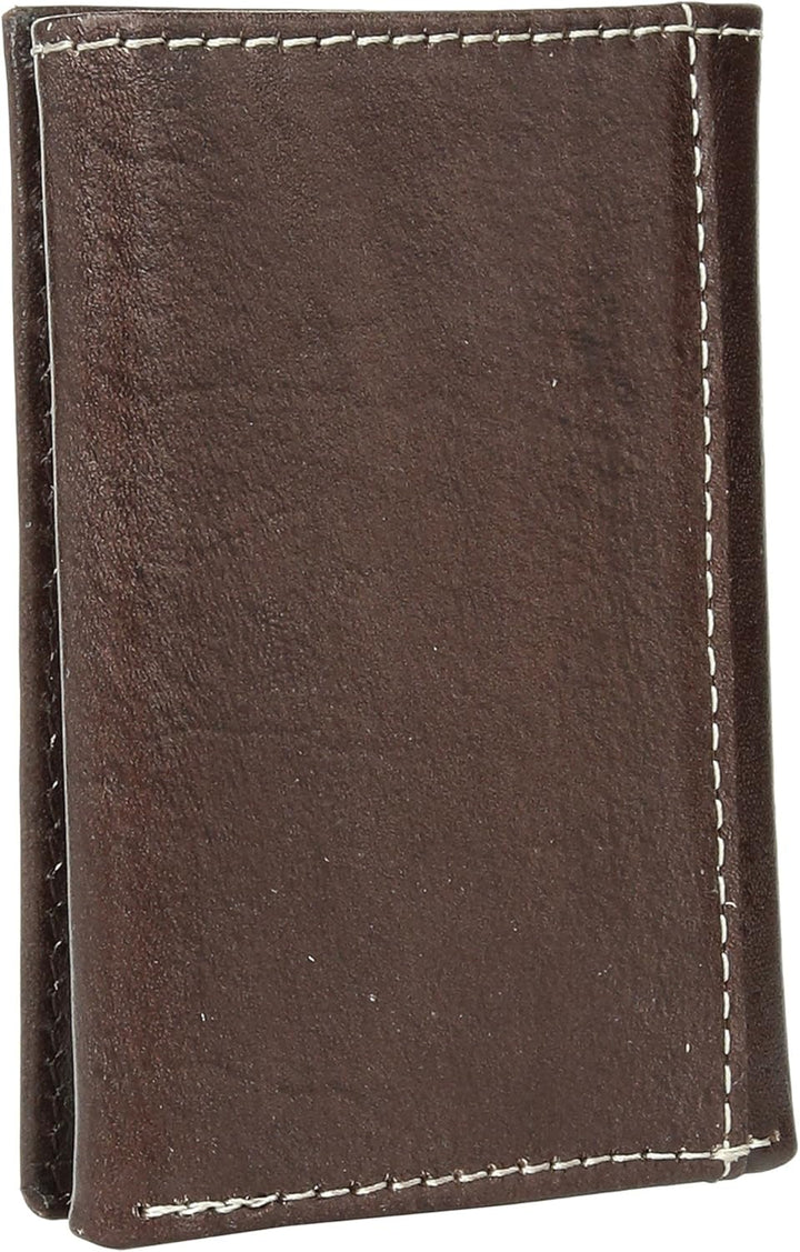 Ariat Unisex-Adults Floral Inlay Buck Edge Trifold Wallet, Brown