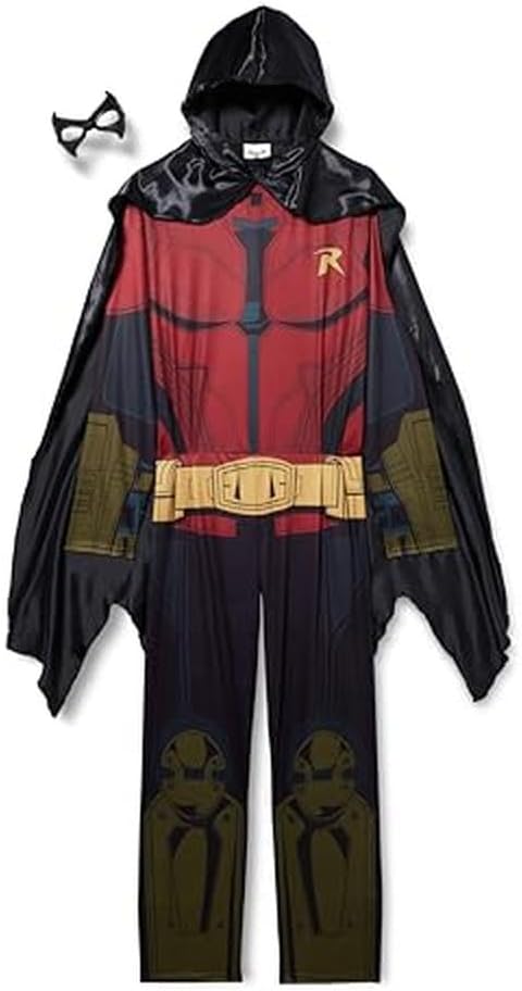 Rubie's 884821XL DC Robin Arkham City Kostüm für Herren, Grösse XL, XL