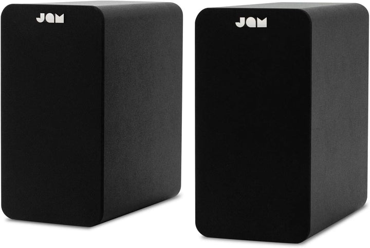 Jam Bluetooth Bookshelf Speakers - Kompaktes, netzbetriebenes Doppellautsprechersystem, Aux-in-Funkt