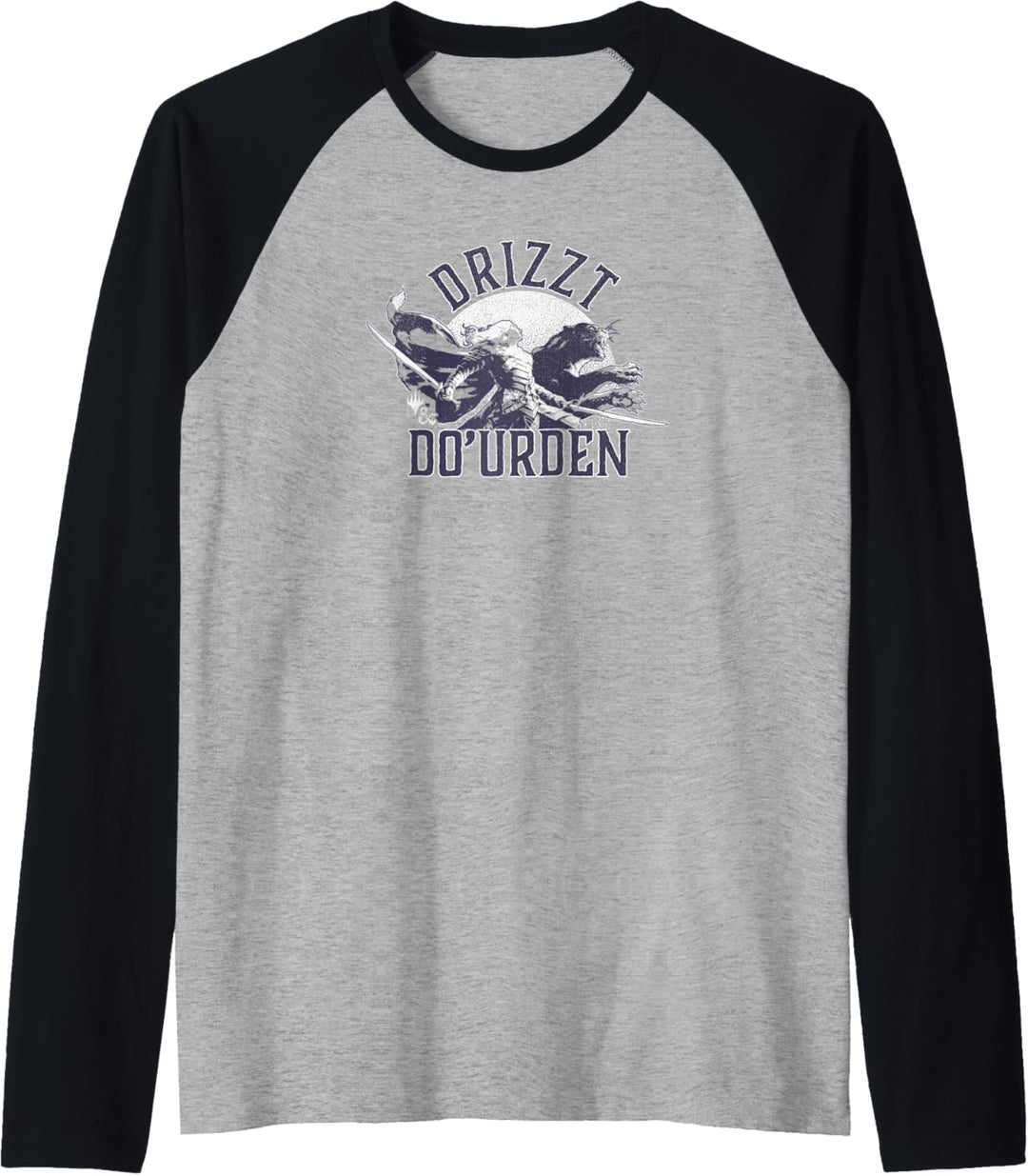 Magic: The Gathering Dungeons & Dragons Vintage Drizzt Raglan