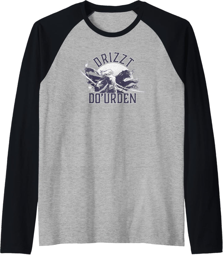 Magic: The Gathering Dungeons & Dragons Vintage Drizzt Raglan