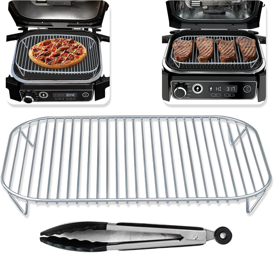 1Stück Grill für Ninja Woodfire,Edelstahl Grillrost Kompatibel Mit Ninja Outdoor Grill & Smoker,Elek