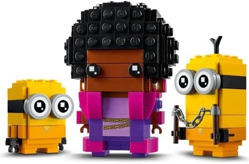LEGO 40421 Minions Brickheadz Belle Bottom, Kevin und Bob