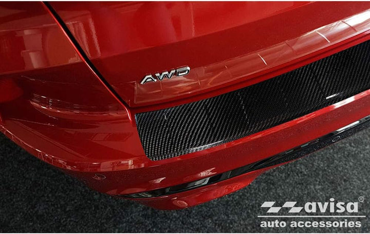 Avisa Echtes 3D Karbon Heckstossstangenschutz kompatibel mit Ford Kuga III ST-Line/Vignale/Hybrid 20