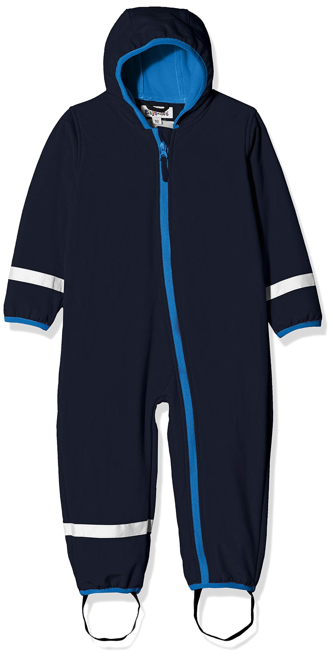 Playshoes Unisex Baby Softshell-Overall Fleece gefüttert Marine 80, Marine 80