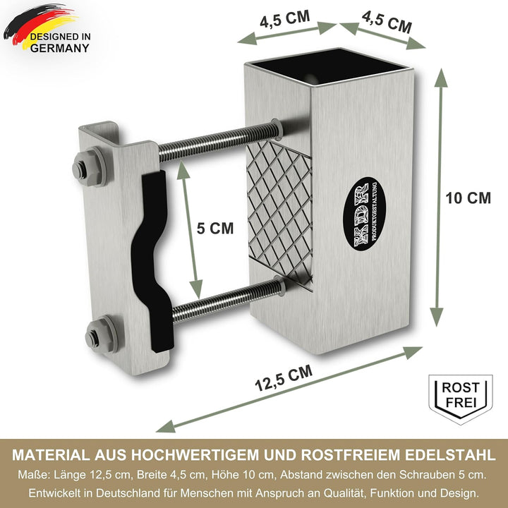 Sonnenschirmhalter aus Edelstahl für Balkongeländer rund und eckig Schirmhalterung bis Sonnenschirm