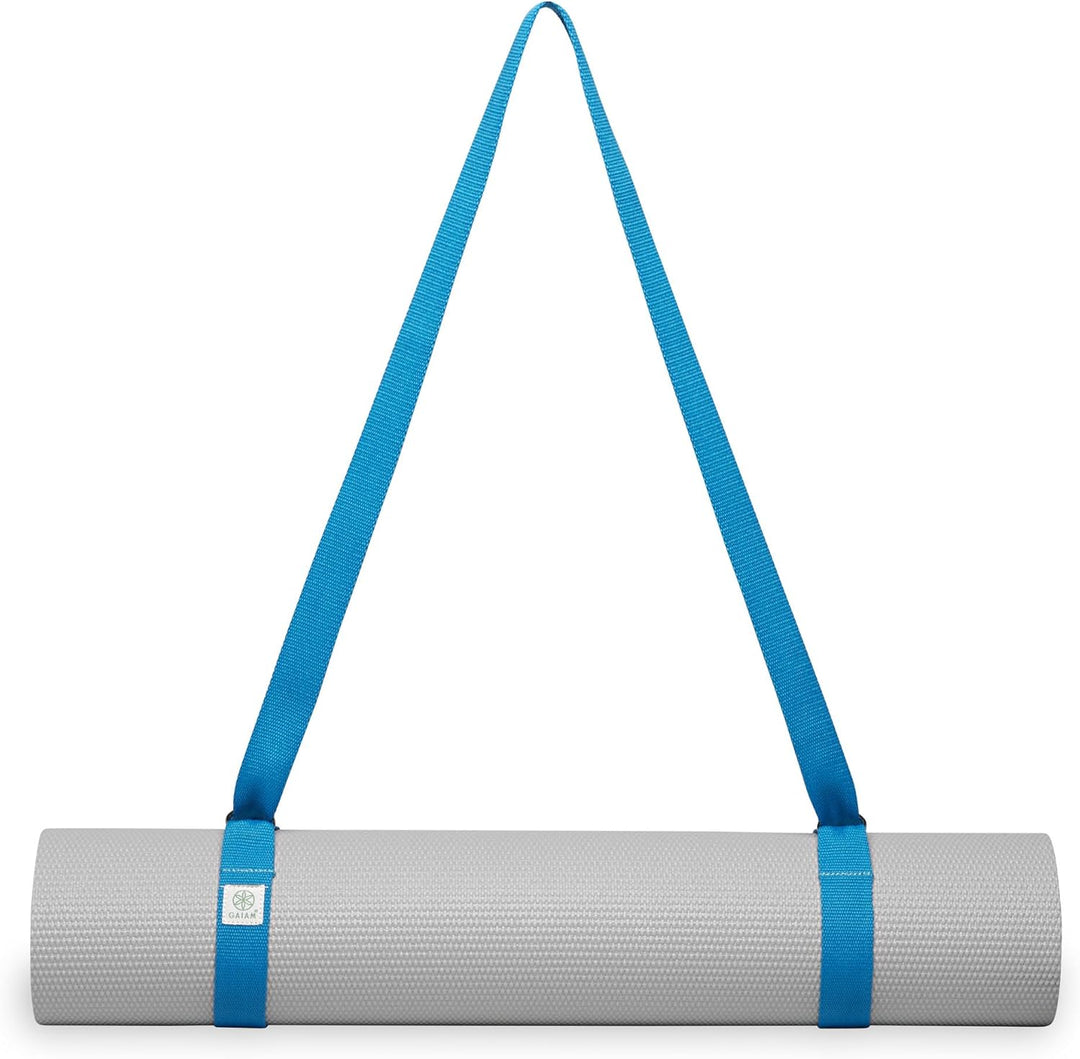 Gaiam Easy-Cinch Yogamatte Sling, 1 Stück (keine Matte im Lieferumfang enthalten) Fuchsia/Blau, Fuch