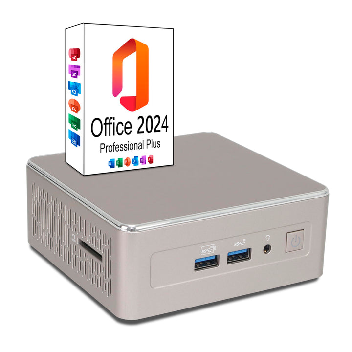 Ankermann ANK-IX A5 Mini PC | 16GB RAM | 512GB NVMe SSD | Windows 11 | AMD Ryzen 5 7430U | WLAN &amp; Bl