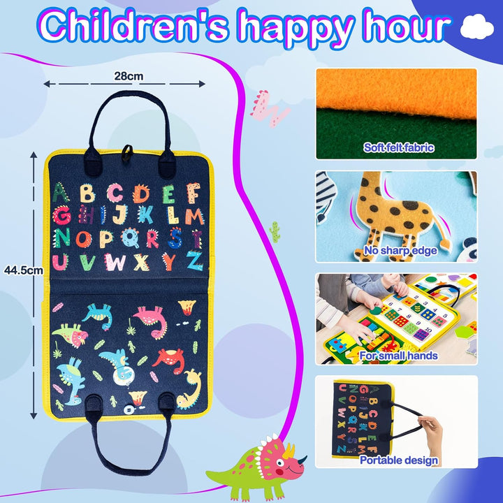 Uping Busy Board Activity Board Baby Sensorisches Montessori Spielzeug ab 3 Jahre Lernspielzeug Gesc