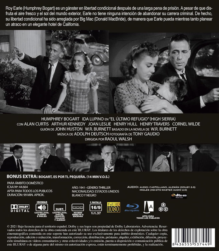 El Último Refugio BD 1941 High Sierra [Blu-Ray] [Import]
