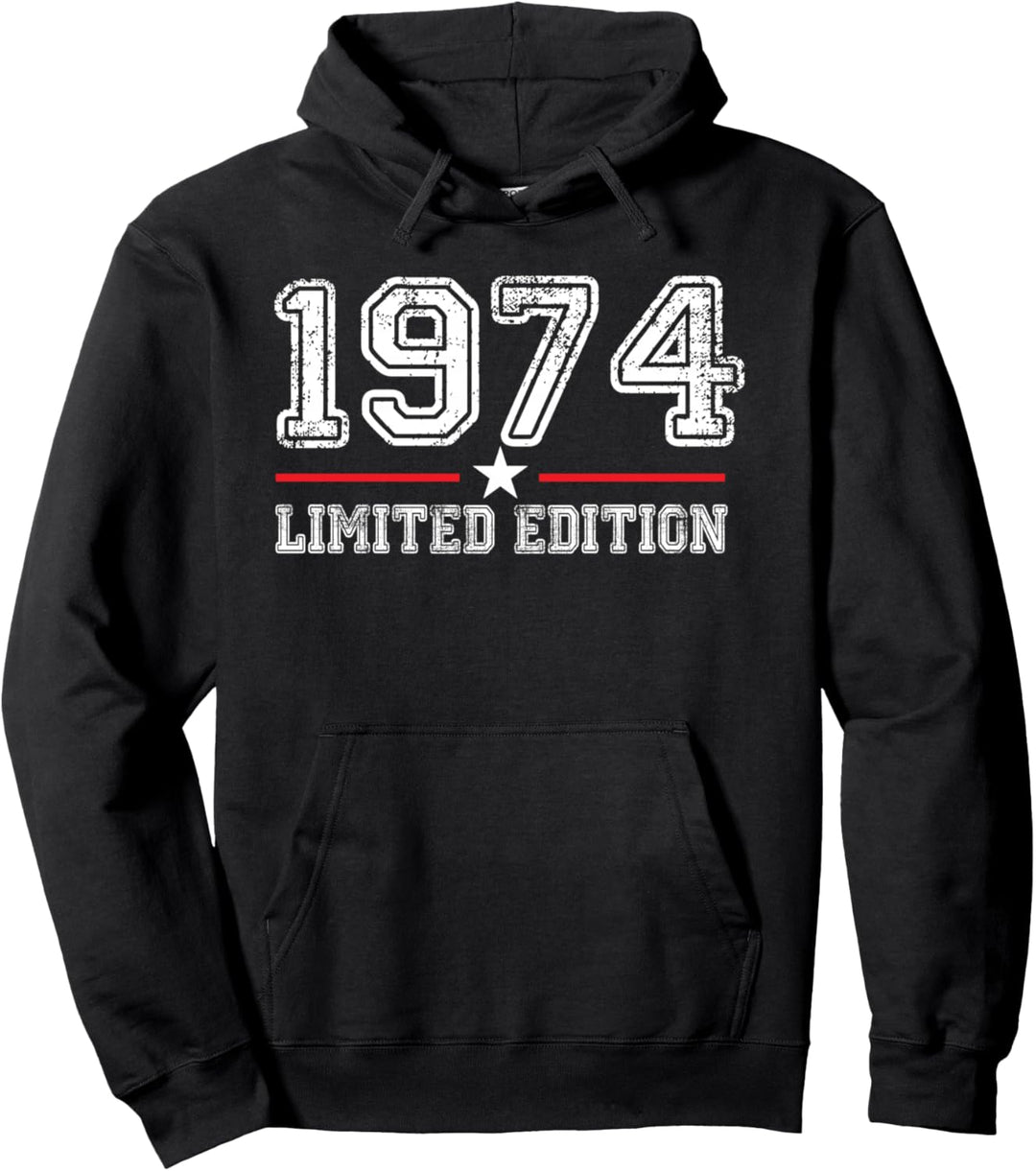 50. Geburtstag Mann Frau 50 Jahre 1974 Deko Lustig Geschenk Pullover Hoodie