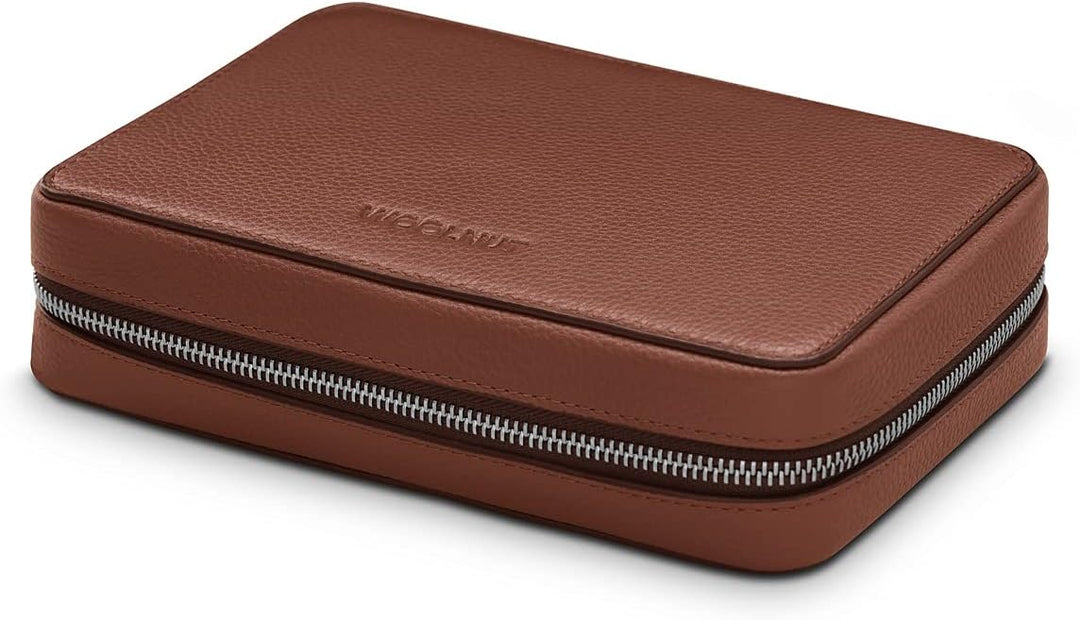 Woolnut Tech-Organizer aus Leder für Apple Zubehör - Cognac Braun, Cognac Braun