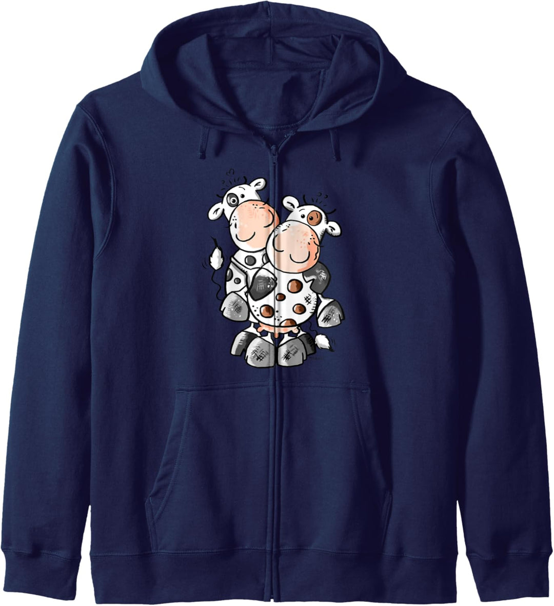 KUHschelnde Kühe I Wortspiel Kuscheln Fun Kuh Tiermotiv Kapuzenjacke