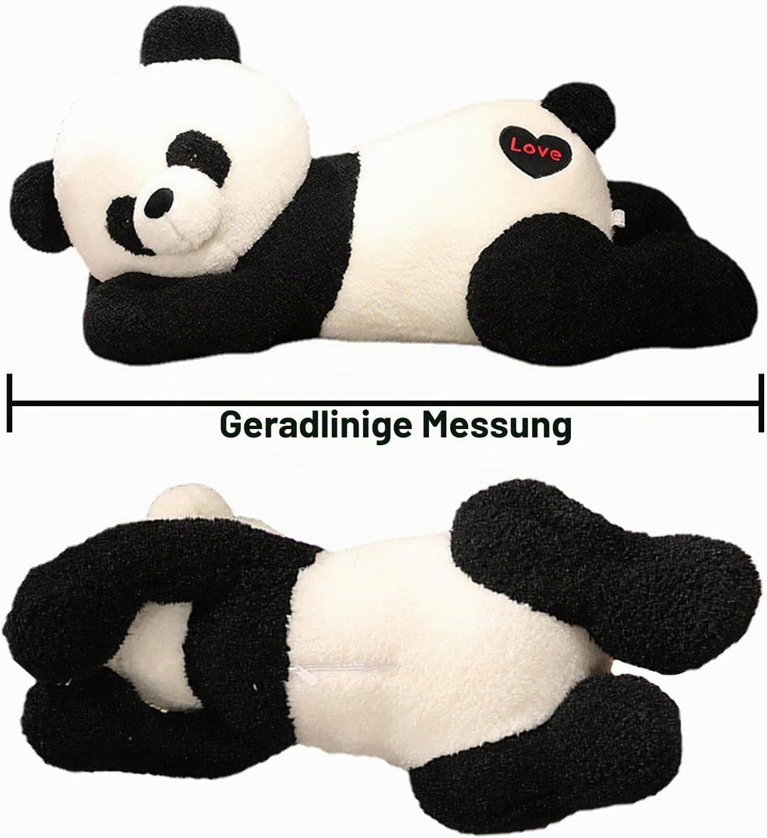 Aiuidun Grosser Panda Kuscheltier Teddybär Plüschtier Stofftier Nettes Grosser Panda Weiches Umarmun