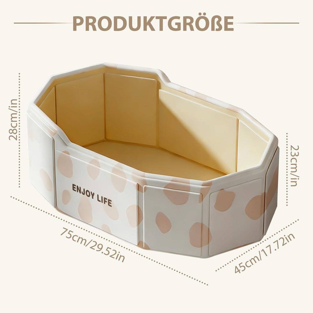Faltbare Badewanne für Kinder - Grosse Kleinkindbadewanne Tragbare Badewanne, Platzsparende Klappbar