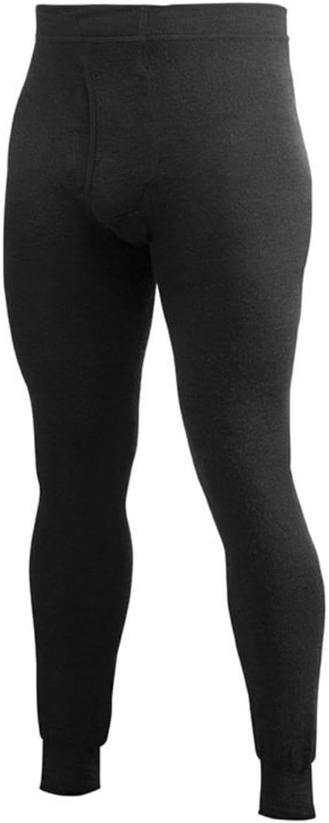 Woolpower Long Johns with Fly 200 S Schwarz, S Schwarz