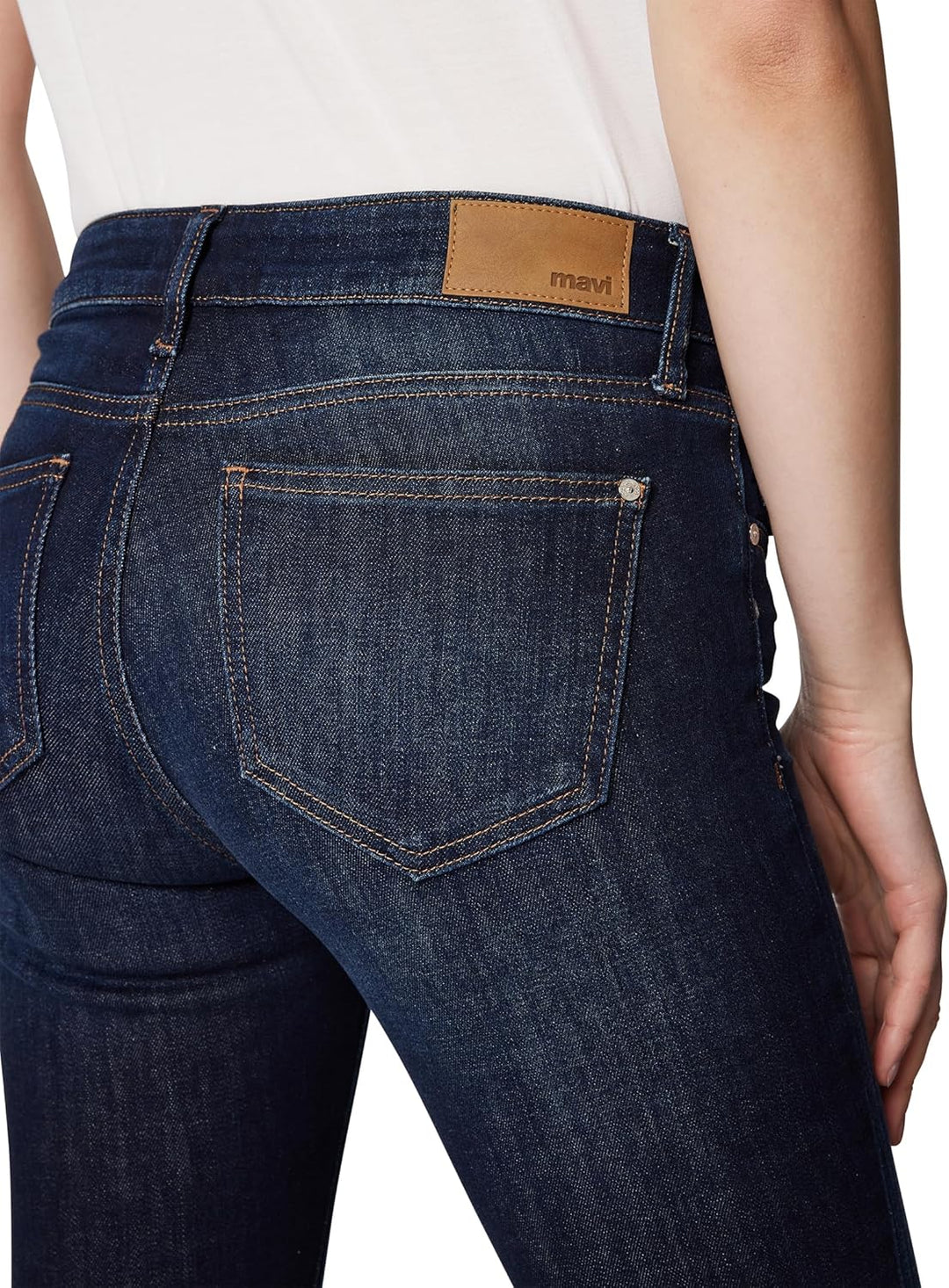 Mavi Damen Adriana Jeans 24W / 28L Rinse Str, 24W / 28L Rinse Str