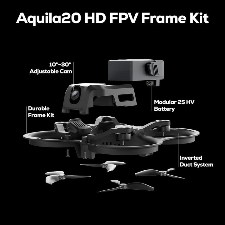 BETAFPV Aquila20 HD FPV Kit mit 1080P Kamera, Höhenhaltung, DVR Funktion, Integriertem P1 HD Digital