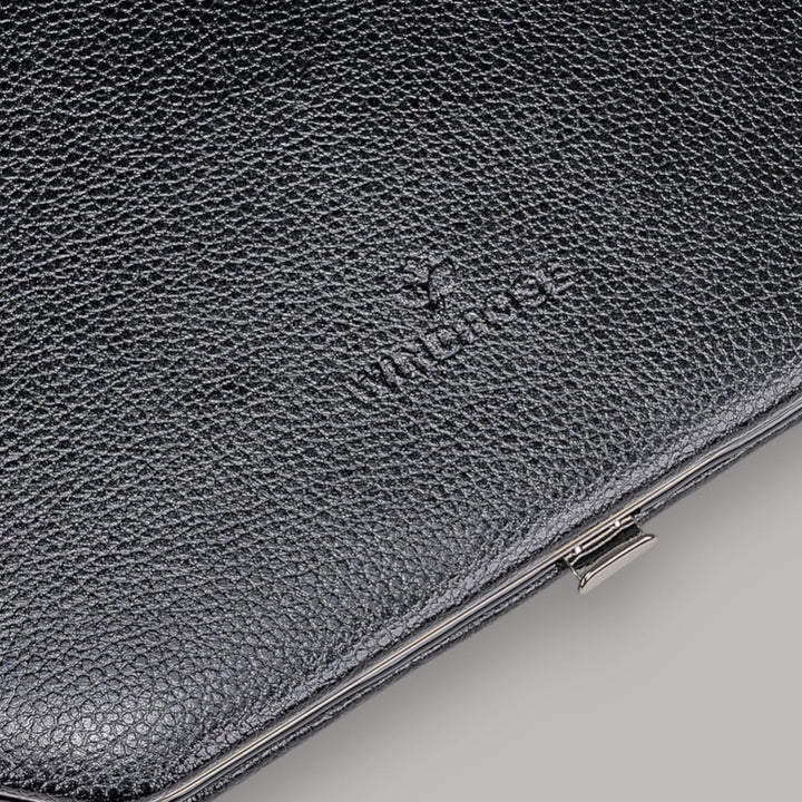 WINDROSE 10-teilig Maniküretui Beluga/Leder (Black), Black