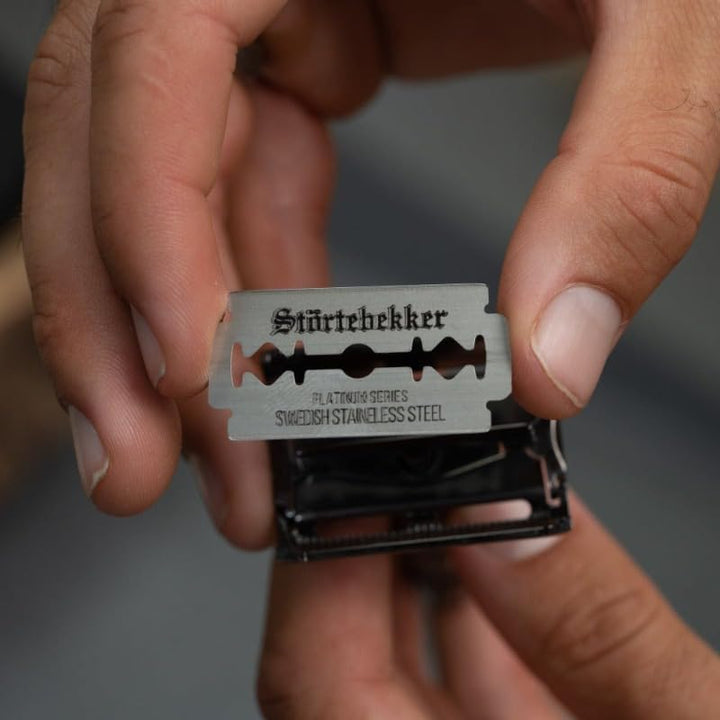 NEU: Störtebekker® Premium Rise 'N Shine Shaving Set - Rasierset für Herren - mit Rasierhobel (Rosé