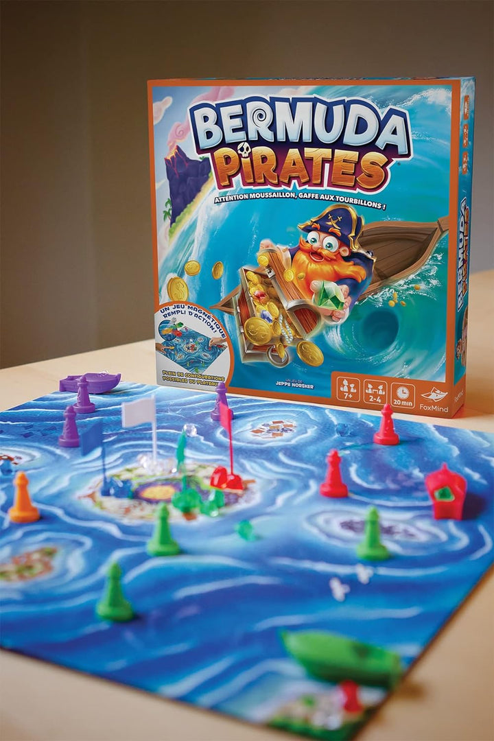 ASMODEE FRANCE FOXBERMU02FR Pokemon, Foxmind Pirates Bermuda Shorts
