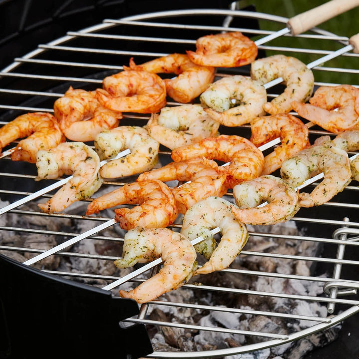 Barbecook Grillrost rund 40 cm mit zwei festen Haltegriffen für Holzkohlegrill, BBQ grill zubehör, e