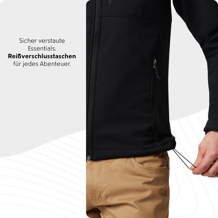Columbia Ascender Softshell Jacket, Softshelljacke für Herren Fall Winter 2024/2025 S Black - 007, F