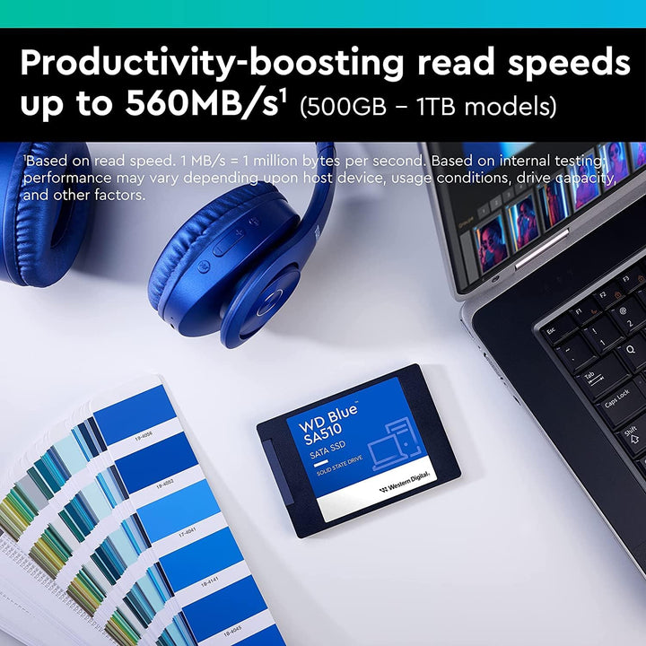 SSD WD Blue 500GB 2, 5'