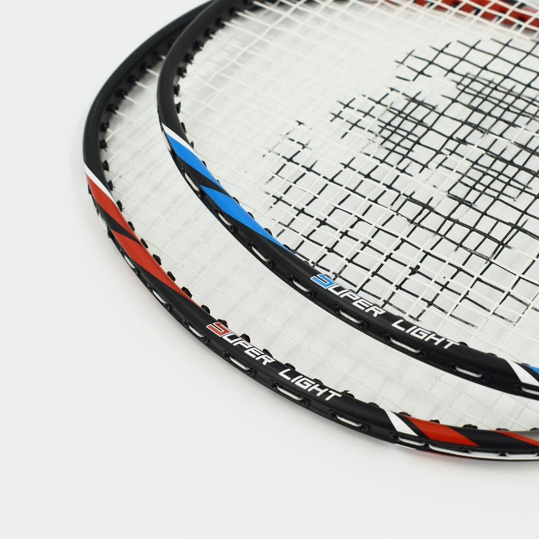Senston Graphit Badminton Set Carbon Profi Badmintonschläger Leichtgewicht Badminton Schläger Federb