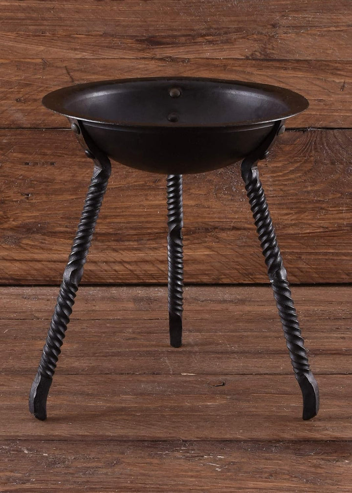 Ulfberth kleine handgeschmiedete Feuerschale aus Stahl, Ø ca. 15 cm