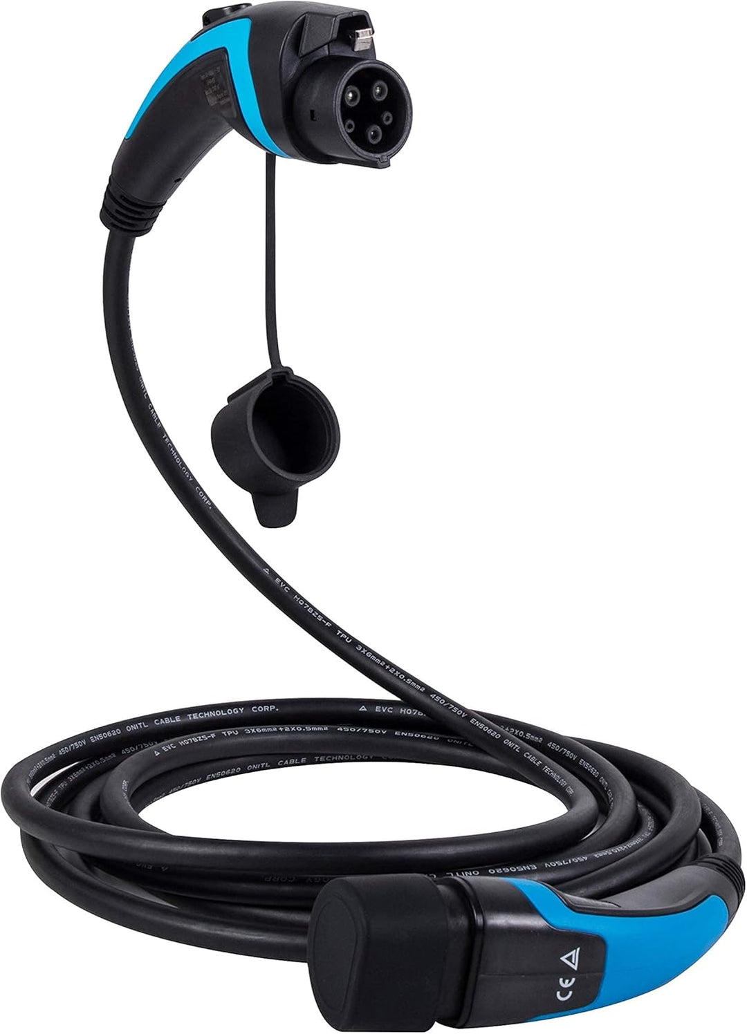 lighteu, DasVolt® EV Ladekabel für Elektroauto und Hybrid PHEV | Typ 1 bis Typ 2 | 32 Ampere (7,2 kW