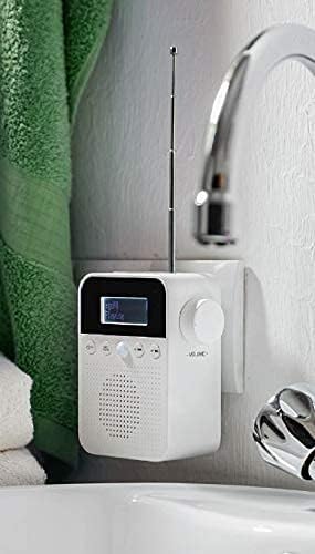 NEWTRO DAB STECKDOSENRADIO MIT BEWEGUNGSMELDER INKL. AKKU, portabler Radio, ideales Badradio mit aut