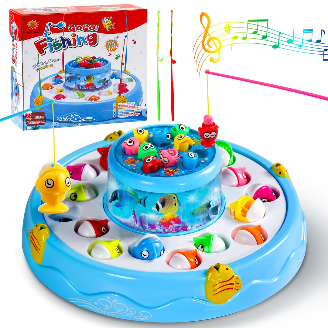 jerryvon Angelspiel Spielzeug ab 3 Jahre, Kinderspiele Kinderspielzeug ab 2 3 Jahre, Magnet Fische A